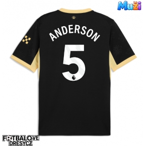 Manchester City Elliot Anderson #5 Venkovní Dres 2026-27 Krátký Rukáv